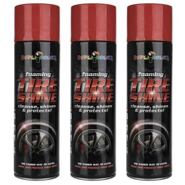 اسپری تمیز کننده لاستیک خودرو دوپلی کالر مدل HNS5 حجم 500 میلی لیتر بسته 3 عددی